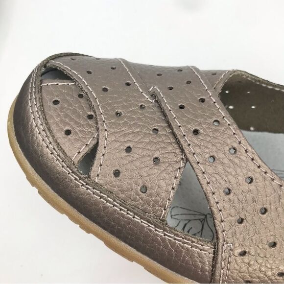 Spring Step STREETWISE Bronze Cross Strap Walking Athleisure Shoes - Picture 12 of 16